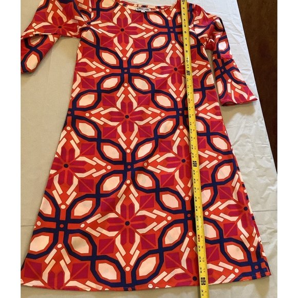 Buckhead Bettie’s Dress Size Small Multicolored Floral 3/4 Sleeves - Picture 10 of 11